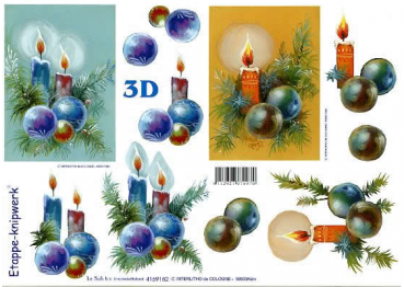3D Schneidebogen Kerzengesteck